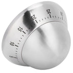 Kitchen Cooking Timer Stainless Steel Mechanical Timer Reminder Time Management ToolsRound