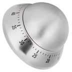 Kitchen Cooking Timer Stainless Steel Mechanical Timer Reminder Time Management ToolsRound