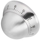 Kitchen Cooking Timer Stainless Steel Mechanical Timer Reminder Time Management ToolsRound