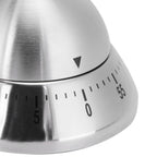 Kitchen Cooking Timer Stainless Steel Mechanical Timer Reminder Time Management ToolsRound