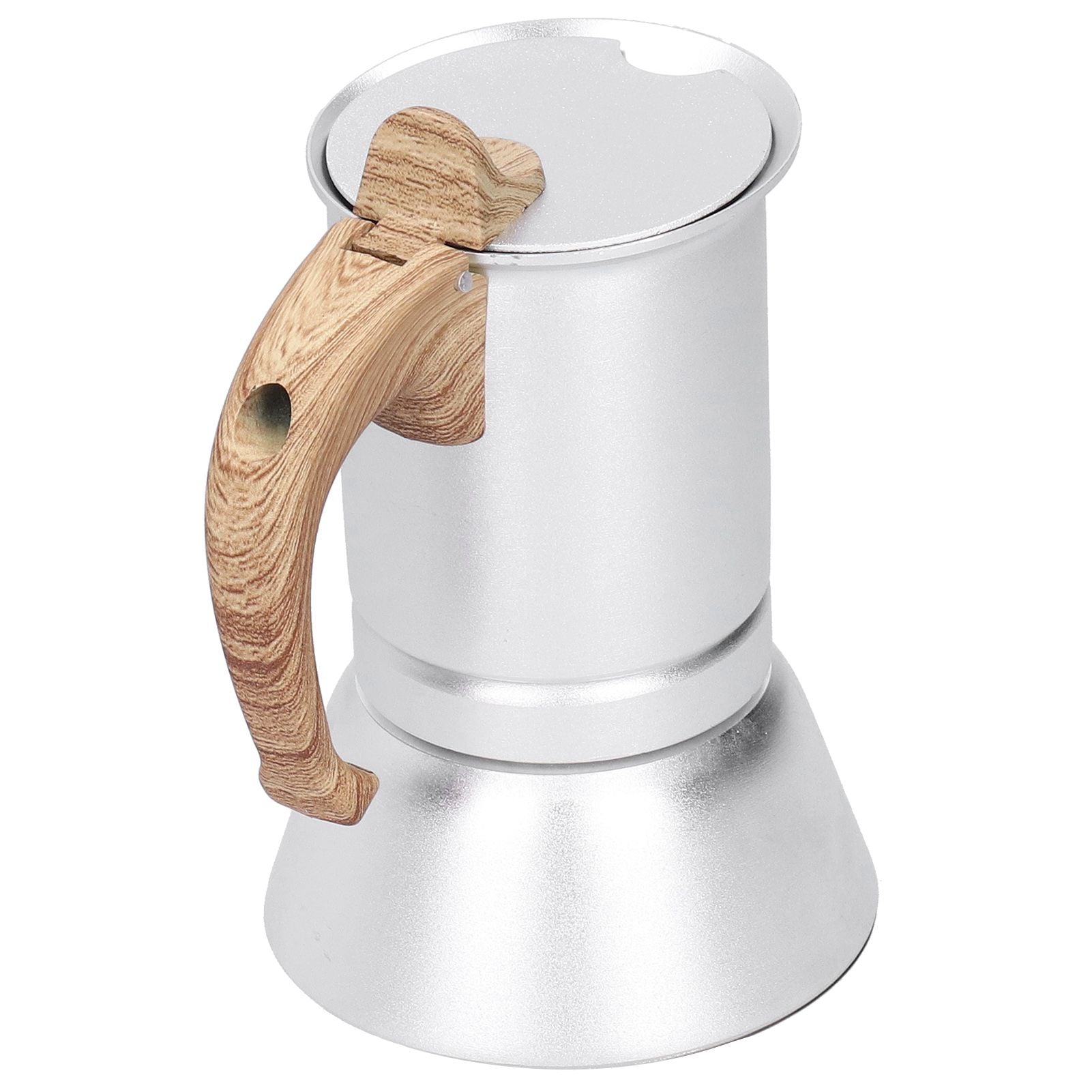 150ml Coffee Maker Moka Pot Stainless Steel Coffee Pot Induction Cooker Use Home Supplies
