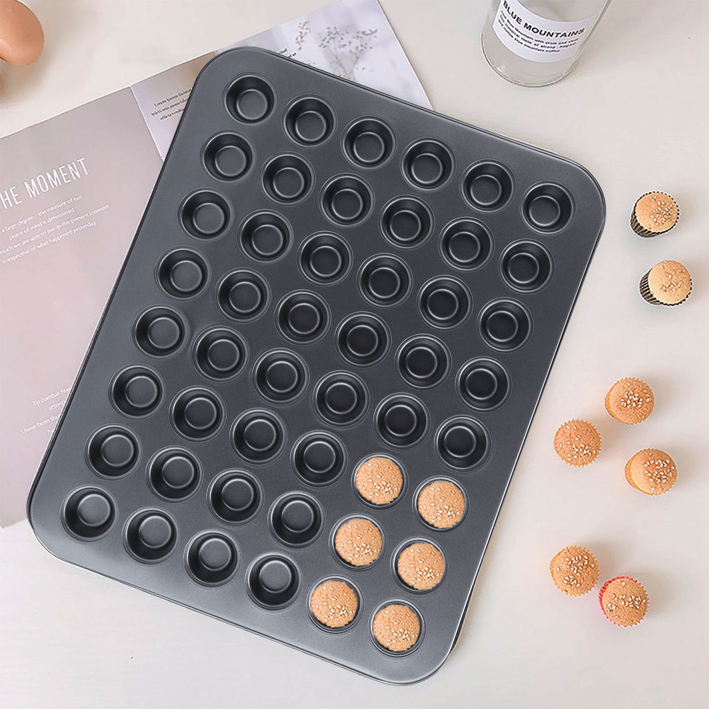 48Cup NonStick Mini Round Cupcake Pan Tray Baking Mould Bakeware Cooking Accessory