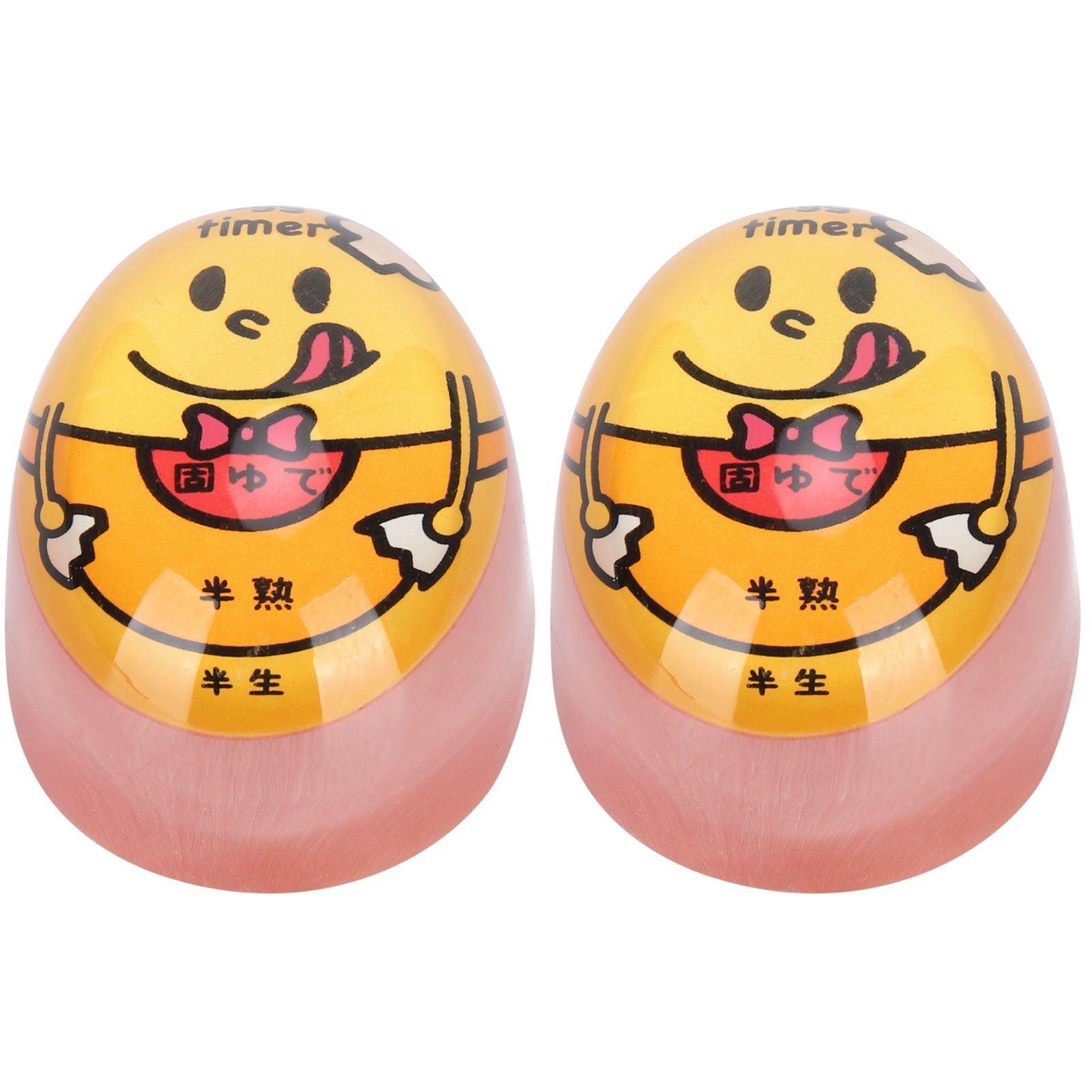 2Pcs Eggtimer Color Changing Resin Kitchen Timer for SoftBoiled Boiled Egg Cook Supplies