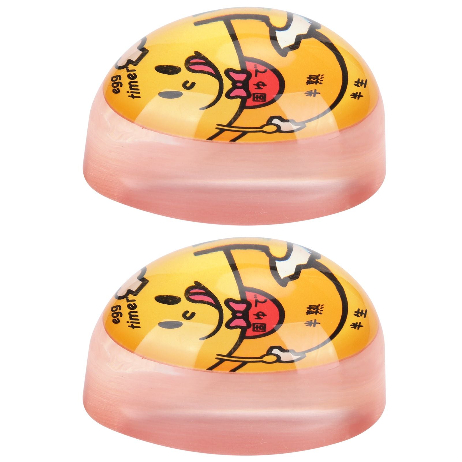 2Pcs Eggtimer Color Changing Resin Kitchen Timer for SoftBoiled Boiled Egg Cook Supplies