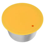 Coffee Capsule Stainless Steel Reusable Refillable Filter Cup for Dolce Gusto Coffee MakerYellow