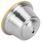 Coffee Capsule Stainless Steel Reusable Refillable Filter Cup for Dolce Gusto Coffee MakerYellow