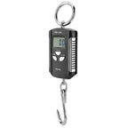 Portable Electronic Hanging Scale Digital LCD Backlit Display kg/lb/JIN 200KG W/HookSilver Frame