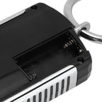 Portable Electronic Hanging Scale Digital LCD Backlit Display kg/lb/JIN 200KG W/HookSilver Frame