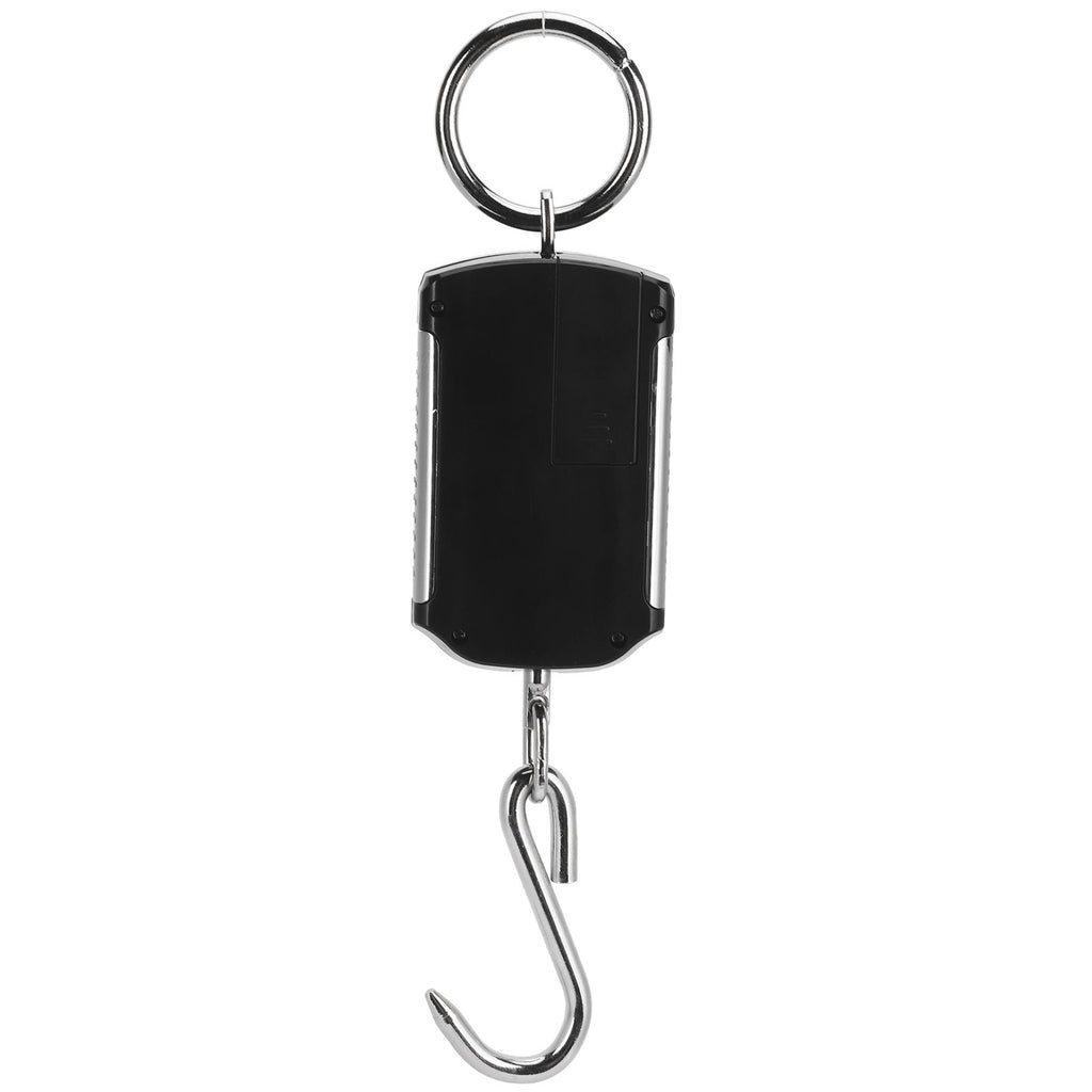 Portable Electronic Hanging Scale Digital LCD Backlit Display kg/lb/JIN 200KG W/HookSilver Frame