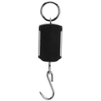 Portable Electronic Hanging Scale Digital LCD Backlit Display kg/lb/JIN 200KG W/HookSilver Frame