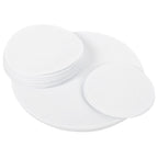 Felt Dish Protection Pad AntiFriction Storage Separator Insulation Mat Food Plate Porcelain Divider(White 48PCS)