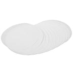 Felt Dish Protection Pad AntiFriction Storage Separator Insulation Mat Food Plate Porcelain Divider(White 48PCS)