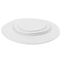 Felt Dish Protection Pad AntiFriction Storage Separator Insulation Mat Food Plate Porcelain Divider(White 24PCS)