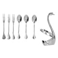 Stylish Tableware Storage Holder Rack Stainless Steel Fork Spoon Kitchen Tableware Set