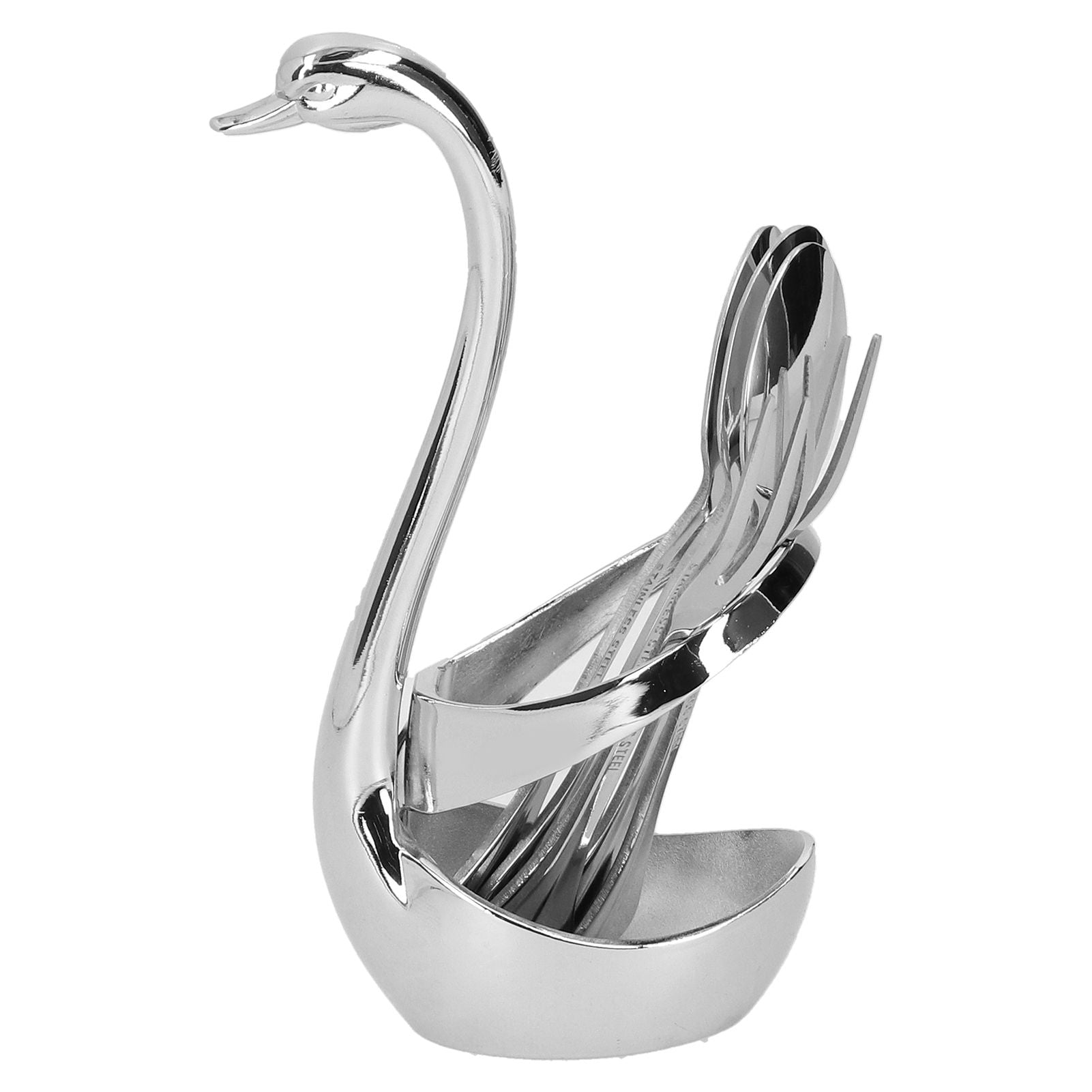 Stylish Tableware Storage Holder Rack Stainless Steel Fork Spoon Kitchen Tableware Set