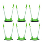 6Pcs Food Storage Bag Holder Stand HandsFree Bag Racks Home Kitchen Accessory Green