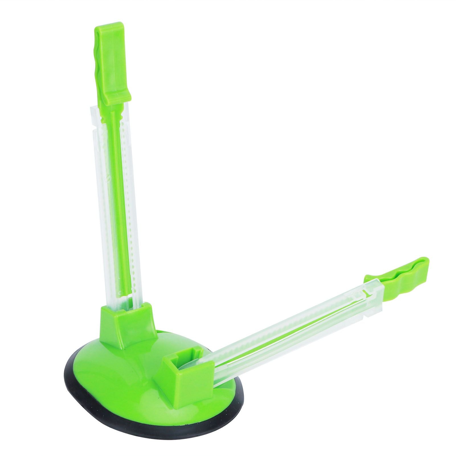 6Pcs Food Storage Bag Holder Stand HandsFree Bag Racks Home Kitchen Accessory Green