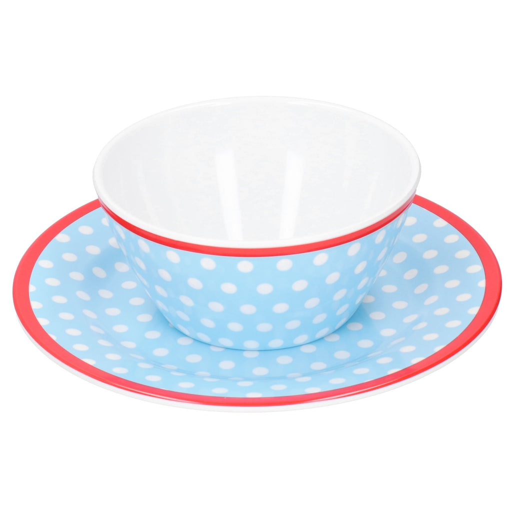 Bowl Dish Set Imitation Porcelain Fruit Salad Dessert Plate Dinnerware Tableware