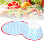 Bowl Dish Set Imitation Porcelain Fruit Salad Dessert Plate Dinnerware Tableware