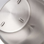 Coffee Latte Cup Thicken 304 Stainless Steel Measuring cup Milk Frothing Jug with Scale Cover1000ml with Cover