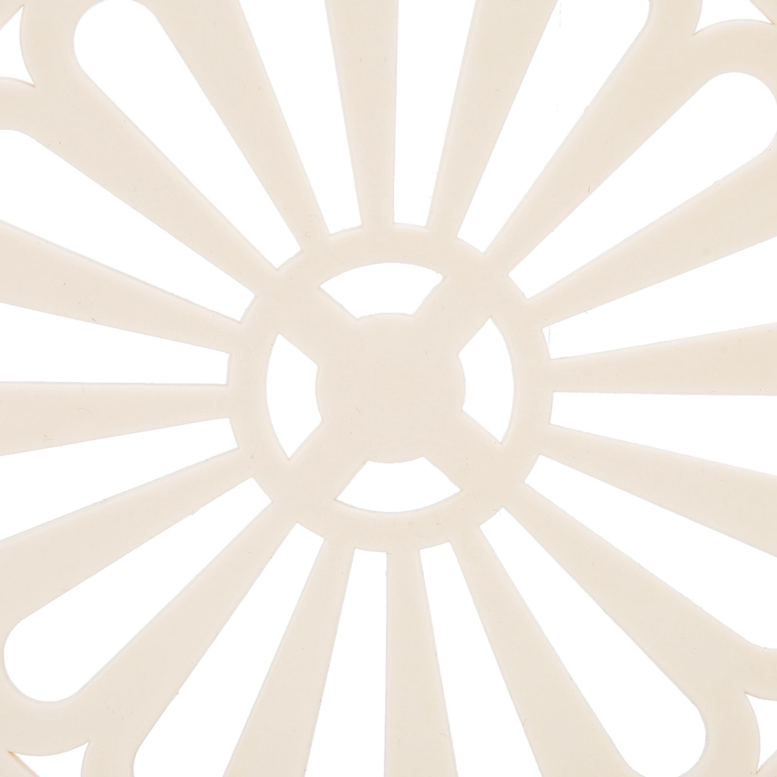 6Pcs Coaster Round Thickened Creative Insulation Pad Kitchen Table Mat Household SuppliesBeige