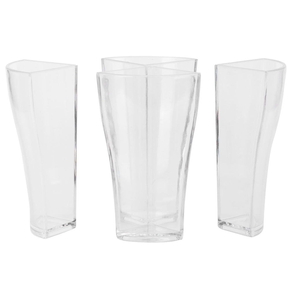 4in 1 Beer Glass Cups Mug Transparent Acrylic Wine Glass for Bar Club Party SuppliesL