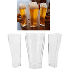 4in 1 Beer Glass Cups Mug Transparent Acrylic Wine Glass for Bar Club Party SuppliesL