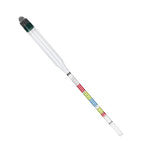 Hydrometer Tester with Sugar Ethanol Density Scales Wine Beer Brewing Measuring Instrument
