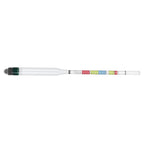 Hydrometer Tester with Sugar Ethanol Density Scales Wine Beer Brewing Measuring Instrument