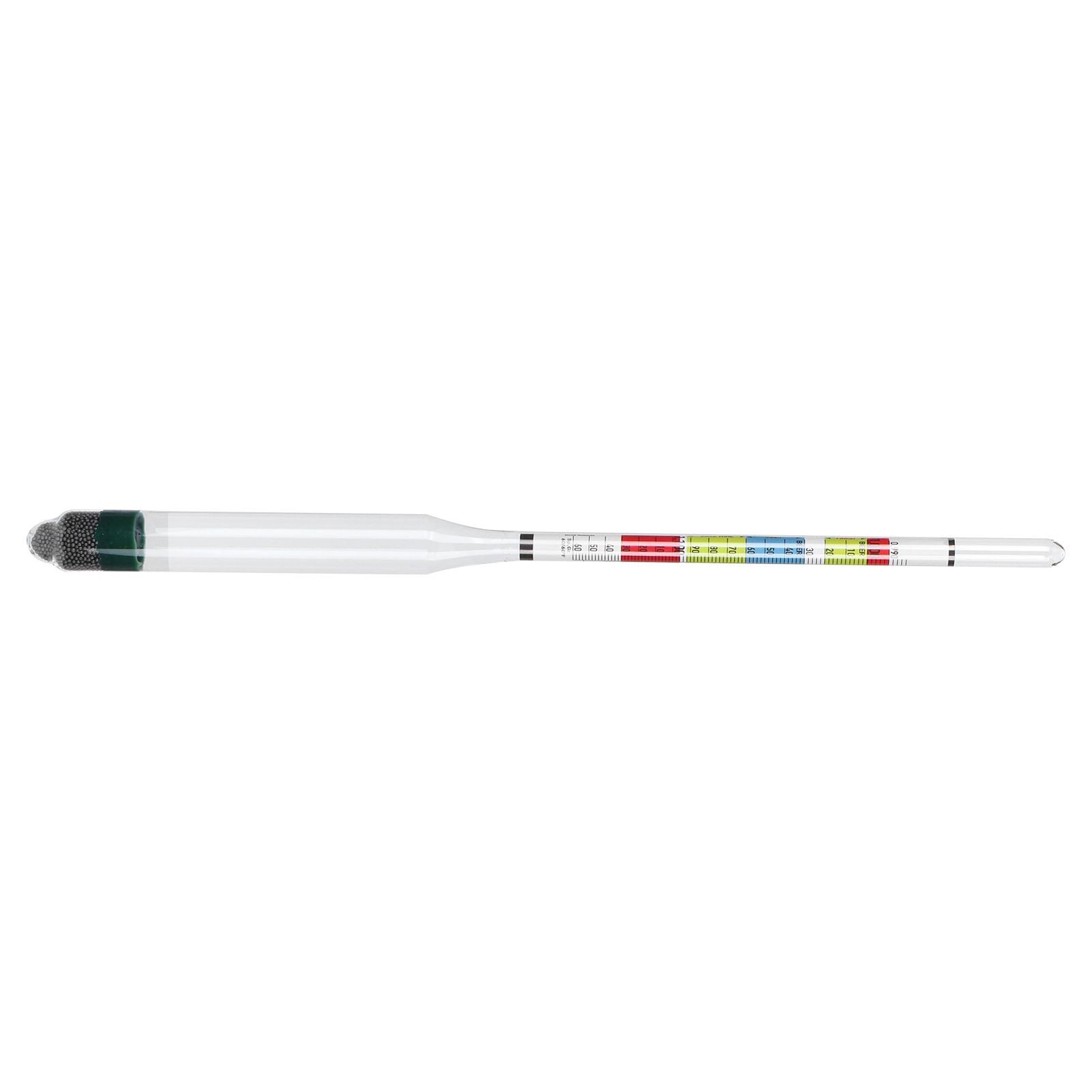 Hydrometer Tester with Sugar Ethanol Density Scales Wine Beer Brewing Measuring Instrument