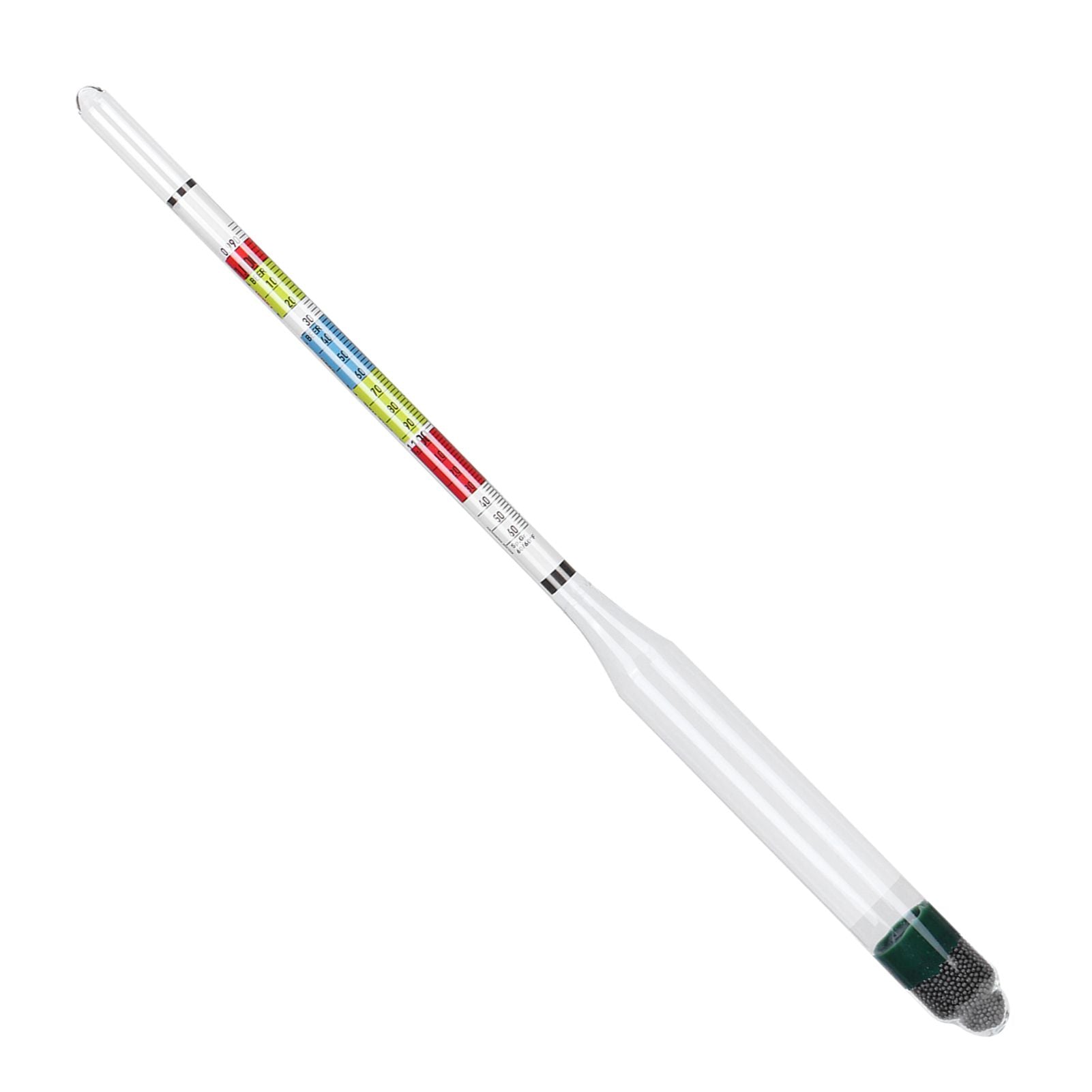 Hydrometer Tester with Sugar Ethanol Density Scales Wine Beer Brewing Measuring Instrument