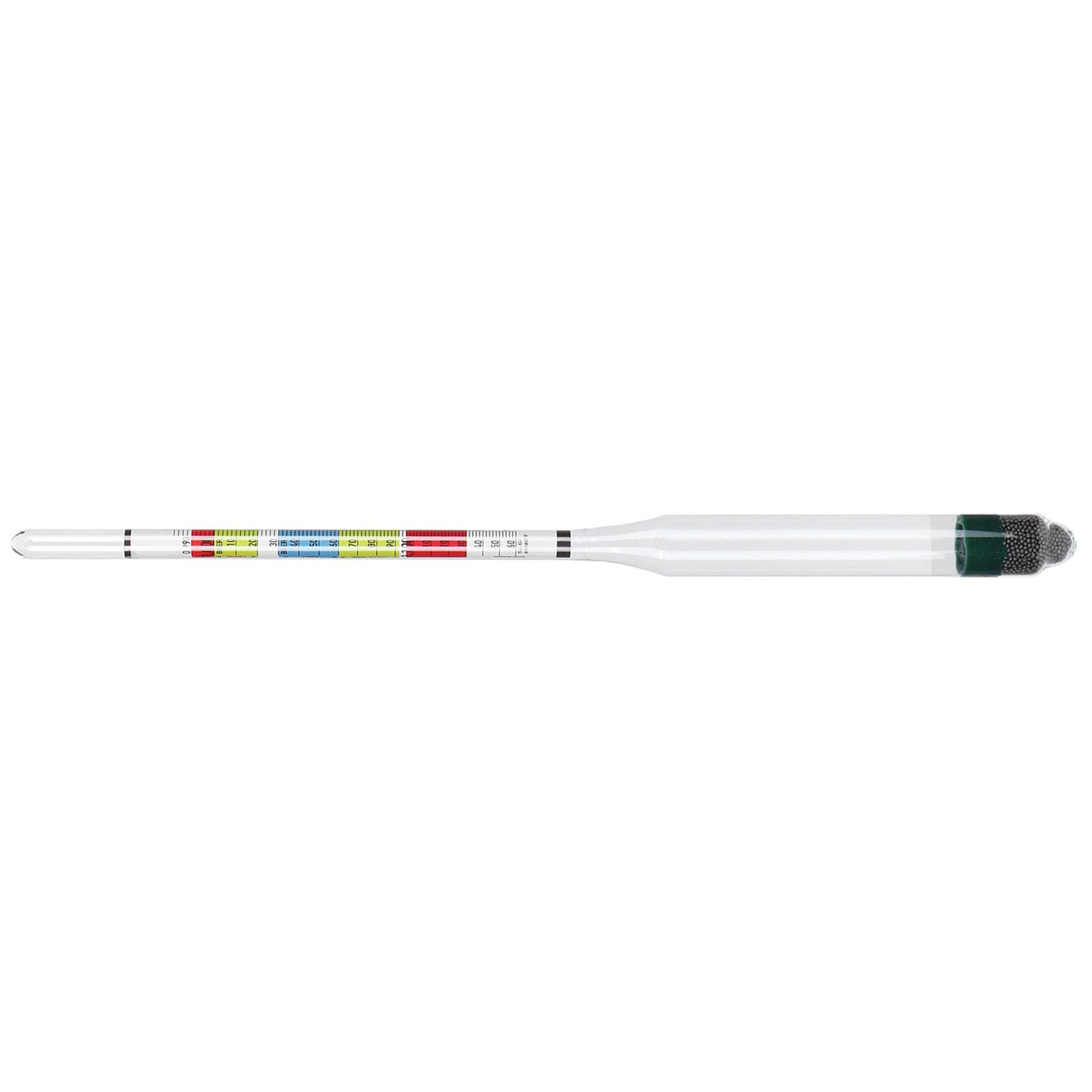 Hydrometer Tester with Sugar Ethanol Density Scales Wine Beer Brewing Measuring Instrument