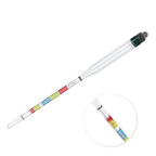 Hydrometer Tester with Sugar Ethanol Density Scales Wine Beer Brewing Measuring Instrument