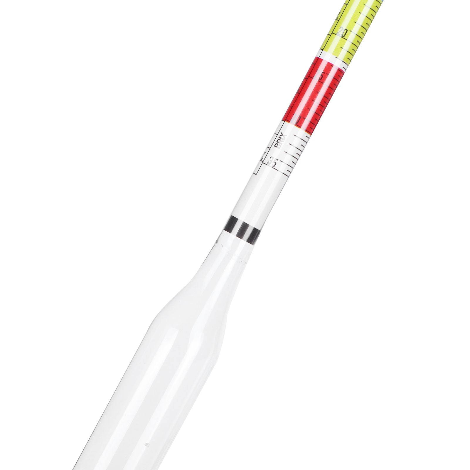 Hydrometer Tester with Sugar Ethanol Density Scales Wine Beer Brewing Measuring Instrument