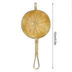 Tea Infuser Strainer Hand Made Copper Reusable Teapot Filter with Long Handle for Tea Maker