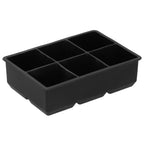 6-Grid Large Ice Cubes Maker Square Ice Cubes Tray Silicone Ice Mold Party Bar Accessories