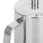 600ml Coffee Drip Kettle 304 Stainless Steel Slender Spout Thicken Coffee Pot with Cover