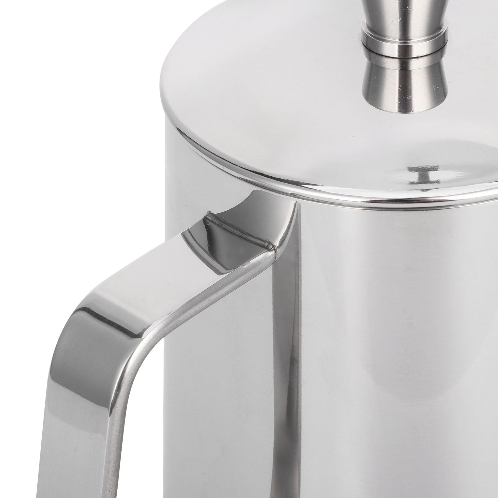 600ml Coffee Drip Kettle 304 Stainless Steel Slender Spout Thicken Coffee Pot with Cover
