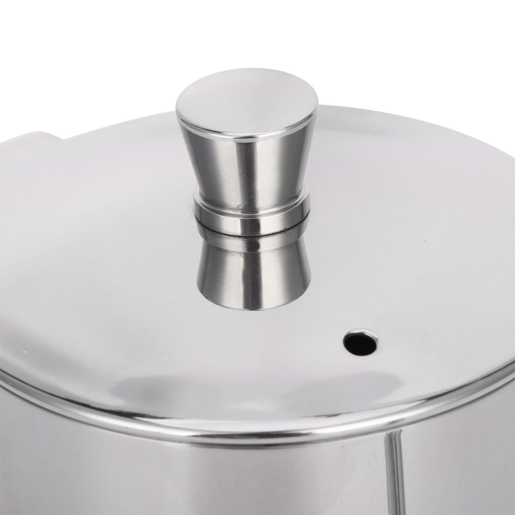 600ml Coffee Drip Kettle 304 Stainless Steel Slender Spout Thicken Coffee Pot with Cover