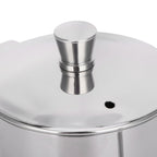 600ml Coffee Drip Kettle 304 Stainless Steel Slender Spout Thicken Coffee Pot with Cover