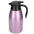 2L Large Capacity Insulated Hot Water Pot Inner Stainless Steel Thermal Coffee BottlePurple 2L