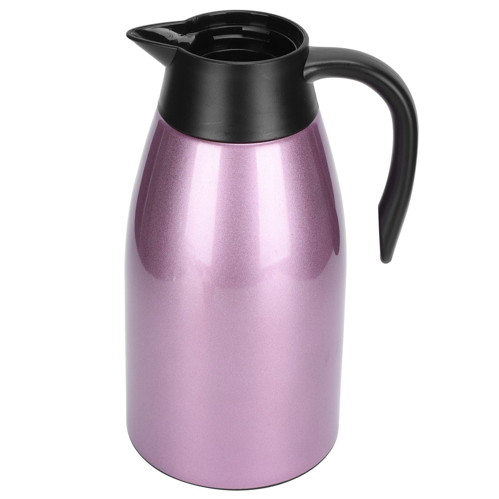 2L Large Capacity Insulated Hot Water Pot Inner Stainless Steel Thermal Coffee BottlePurple 2L