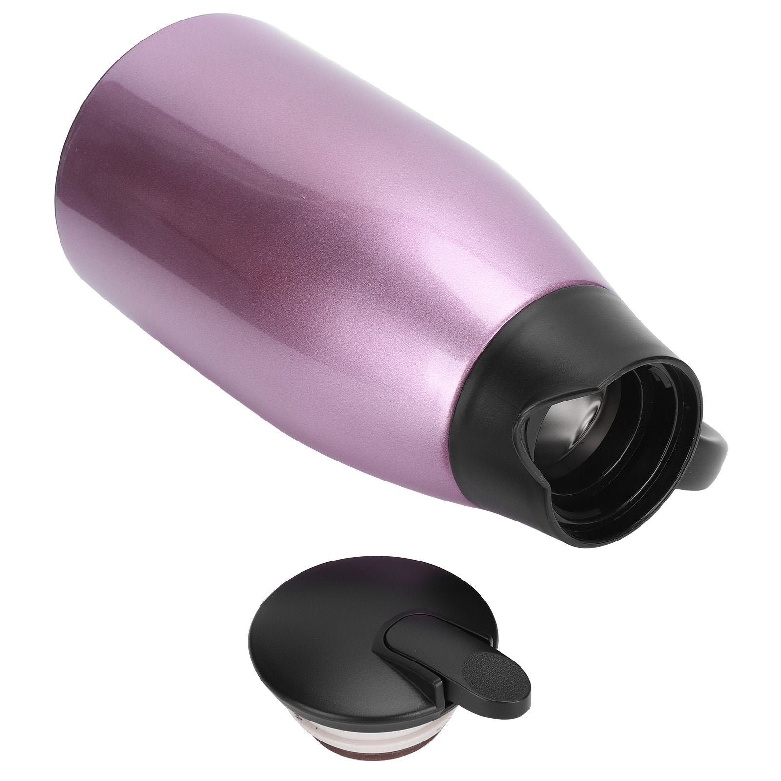 2L Large Capacity Insulated Hot Water Pot Inner Stainless Steel Thermal Coffee BottlePurple 2L
