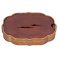 Chinese Style Bamboo Tea Tray Box with Water Storage for Kungfu Tea Set Accessories