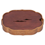 Chinese Style Bamboo Tea Tray Box with Water Storage for Kungfu Tea Set Accessories