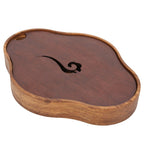 Bamboo Tea Tray Chinese Style Teaboard Serving Tray Box for Kungfu Tea Set Tearoom Supplies