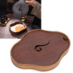 Bamboo Tea Tray Chinese Style Teaboard Serving Tray Box for Kungfu Tea Set Tearoom Supplies