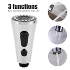 G1/2 Faucet Sprayer Head with 3 Functions Kitchen Basin Pull Down Sprayer Spout Nozzle