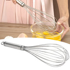 Manual Egg Mixer 304 Stainless Steel 7 Wire Egg Beater Mixing Tool Kitchen Baking Gadgets