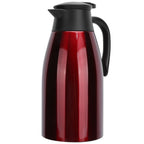 2L Insulation Pot Stainless Steel Vacuum Thermal Kettle Jug for Home Office TravelRed